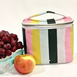 KATE SPADE Striped Multi-Color Insulated Lunch Tote 2025